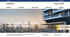 Desktop Screenshot of hausinvest.de